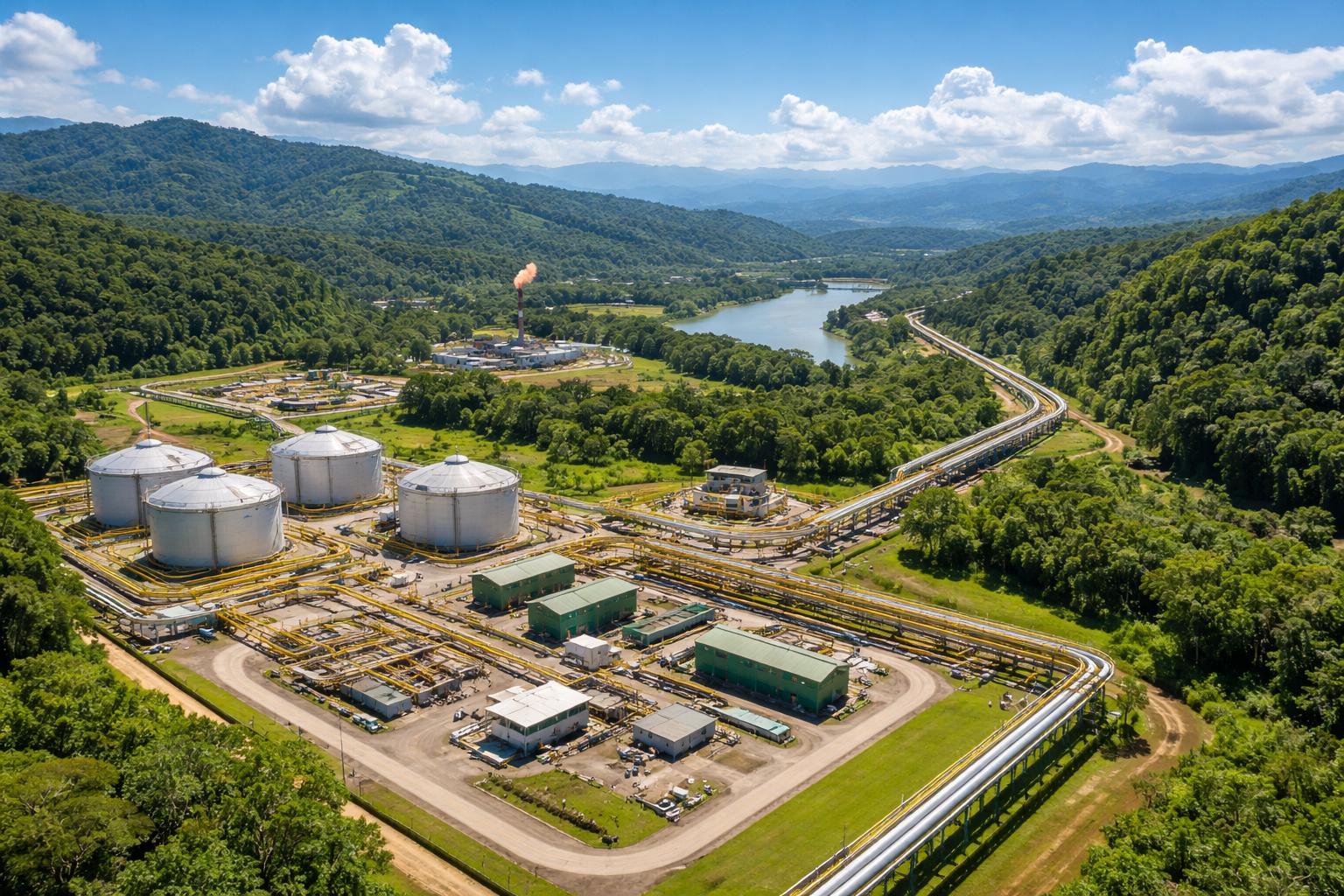 Oleoducto en Colombia que será convertido en gasoducto según regulación CREG 2025